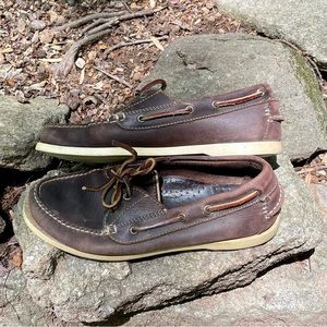 L.L. Bean Leather Laced Loafers
